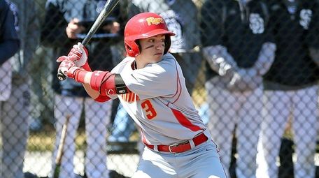 Chaminade's Anthony Greco sets to hit during