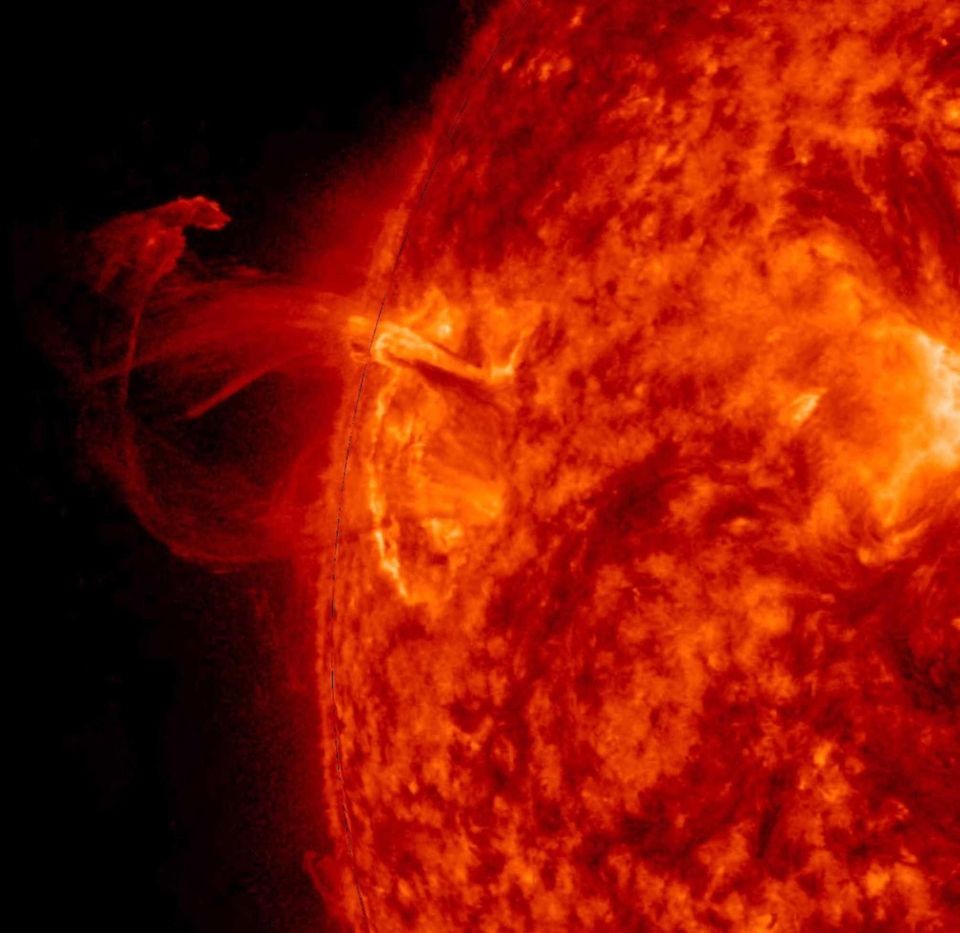 This picture made available by NASA's Solar Dynamics