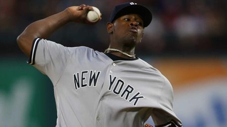 Luis Severino #40 of the New York Yankees
