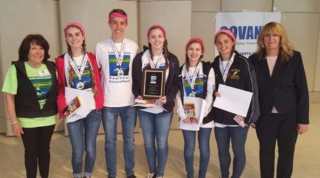 The team from Sachem North High School in