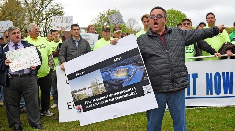 Pat Nicolosi, president of the Elmont East End