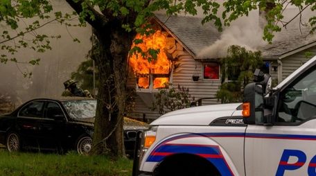 Suffolk County police responded to the scene