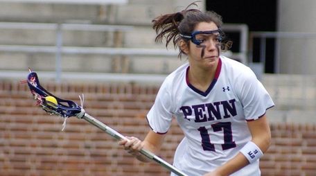 Penn's Nina Corcoran, lacrosse player from Point Lookout.
