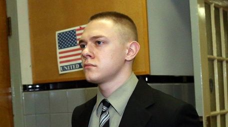 Cory Gloe leaves Nassau County Court in Mineola