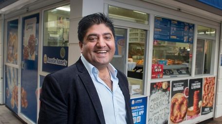 Auntie Anne's franchise owner Raj Whadwa in April