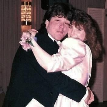 Michael D'Ambrosio dances with his high school sweetheart