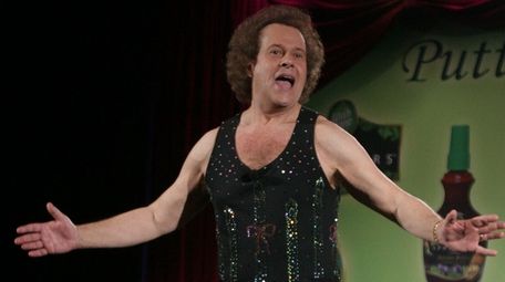 Richard Simmons appears at a fashion show in
