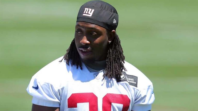 New York Giants running back Paul Perkins (39)