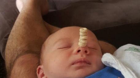 Patrick Quinn started the #CheeriosChallenge after stacking Cheerios