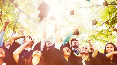 Diversity Students Graduation Success Celebration Concept. Source iStockphoto