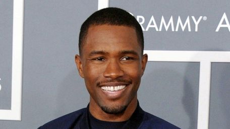Frank Ocean arrives at the 55th annual Grammy