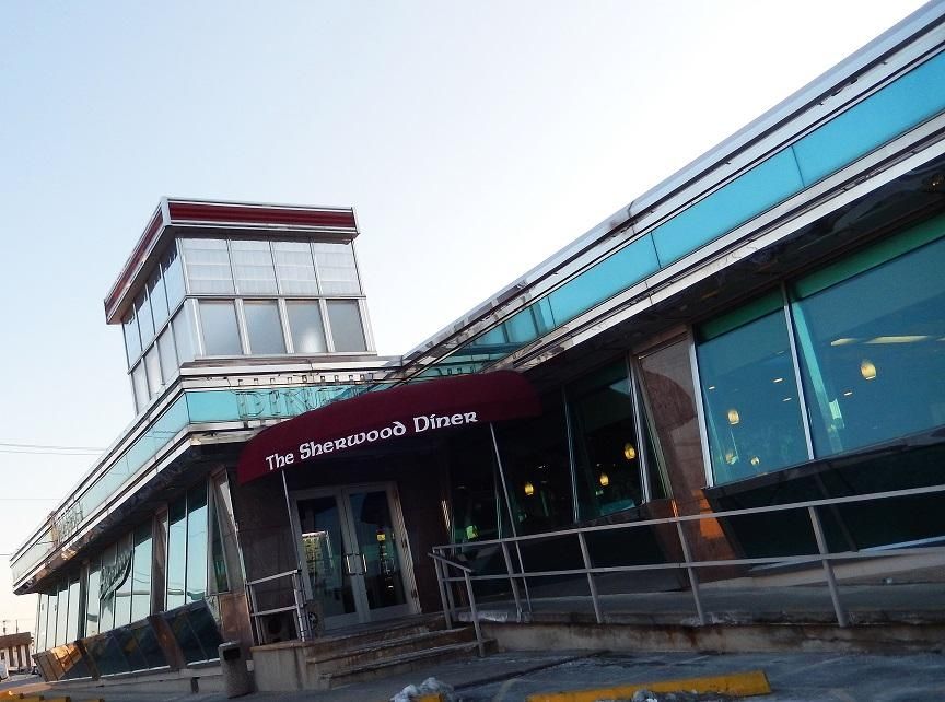 Shown here in March 2015, the Sherwood Diner