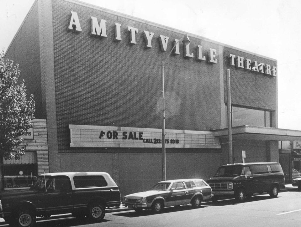 The Amityville Theatre on Broadway in Amityville, seen