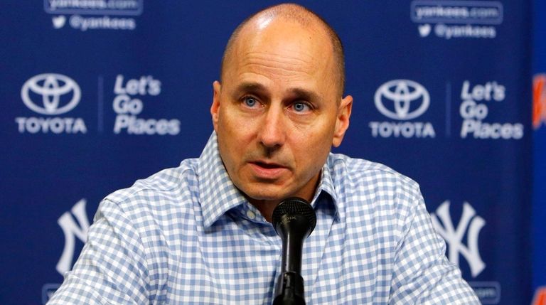 New York Yankees general manager Brian Cashman talks