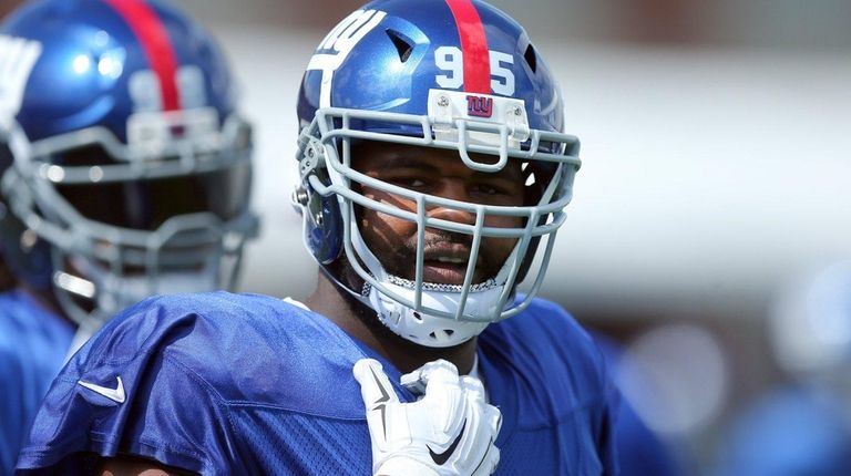 New York Giants defensive tackle Johnathan Hankins (95)