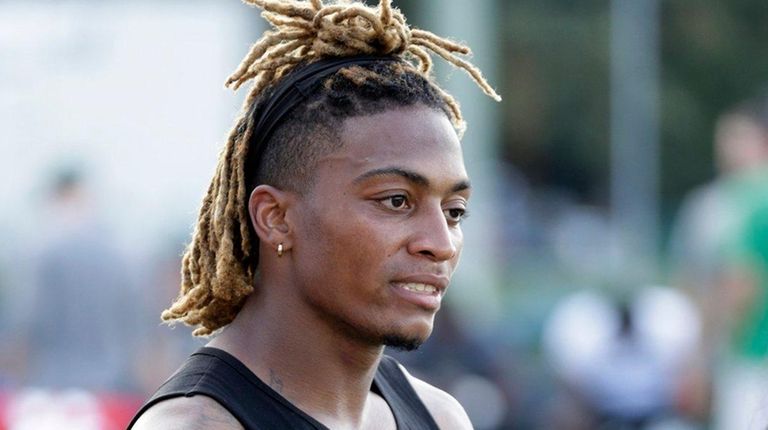 New York Jets defensive back Buster Skrine speaks