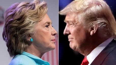 Democratic presidential nominee Hillary Clinton and Republican nominee