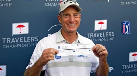 Jim Furyk of the United States poses with