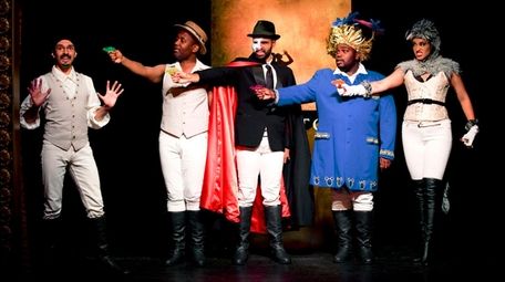 Dan Rosales, left, Chris Anthony Giles, Nicholas Edwards,