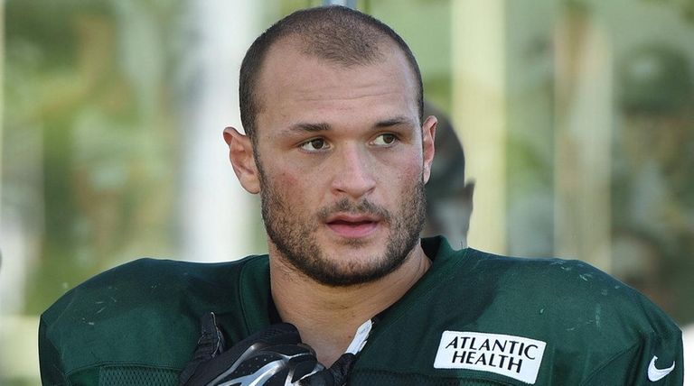 Mike Catapano, shown here during training camp on