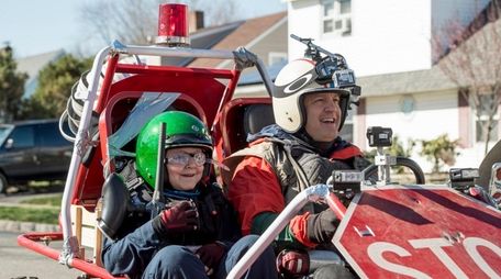 James DiGiacomo and Kevin James in the new
