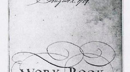 Title page from Franklin and Hall Workbook No.2.