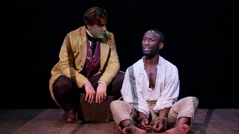 Rowan Vickers, left, and Phillip James Brannon in