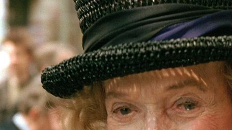 Philanthropist and socialite Brooke Astor is pictured on