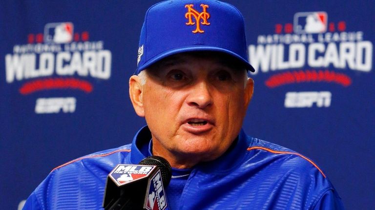 Manager Terry Collins of the New York Mets