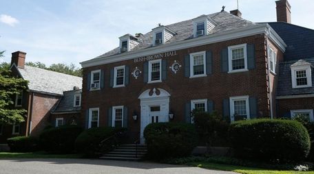 Bush Brown Hall is a red brick mansion
