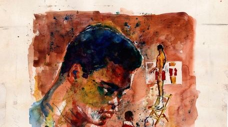 Muhammad Ali, boxing's "greatest," was painted by artistic