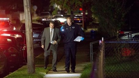Nassau police investigate on Jefferson Avenue in Roosevelt