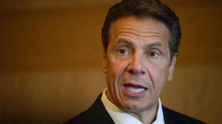 New York State Governor Andrew M. Cuomo speaks