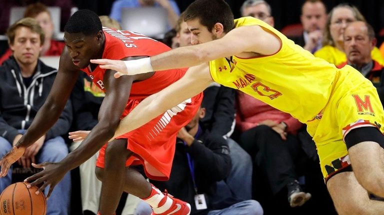 Stony Brook forward Tyrell Sturdivant and Maryland forward