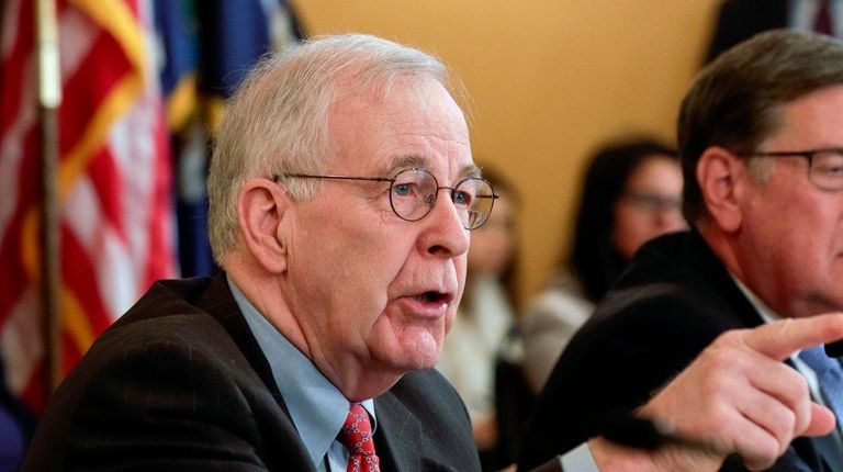 Sen. Kemp Hannon, (R-Garden City), speaks during a