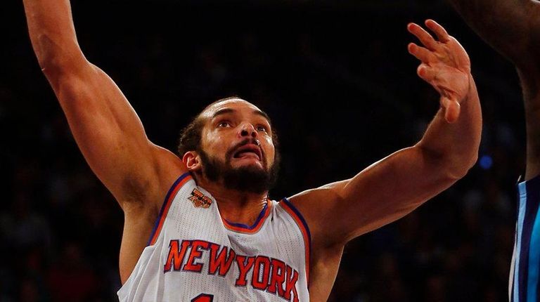 Joakim Noah of the New York Knicks goes