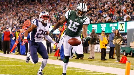 Brandon Marshall #15 of the New York Jets