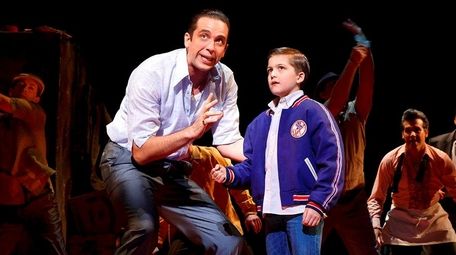 Nick Fordero and Hudson Loverro in "A Bronx