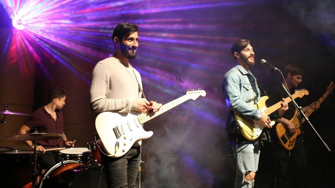 From left, Oak & Ash drummer Bryan Garbe,