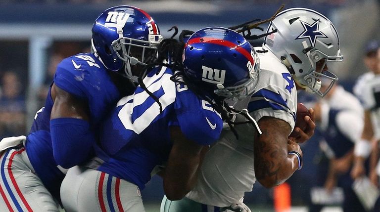 New York Giants free safety Landon Collins (21)