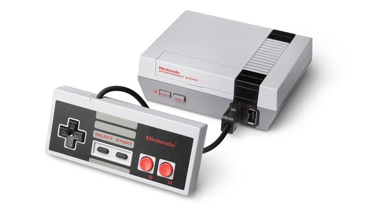 The NES Classic Edition, a miniaturized version of