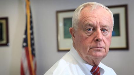 Suffolk County District Attorney Thomas Spota is shown