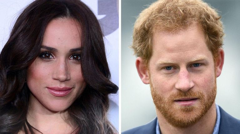 Meghan Markle, left, and Prince Harry confirmed their