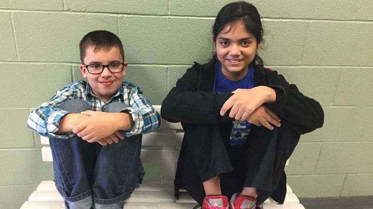 Kidsday reporters Ricky Hale and Kymberlyn Calderon show
