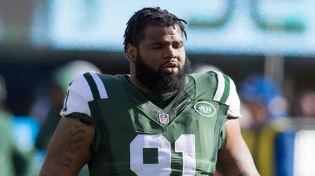 New York Jets defensive end Sheldon Richardson (91)