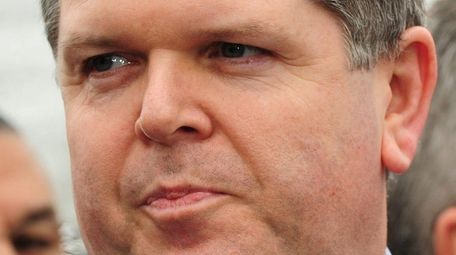 Suffolk County Democratic Chairman Richard Schaffer is seen
