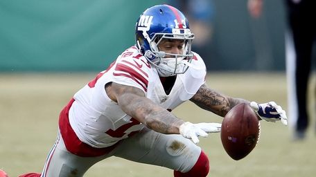 Odell Beckham #13 of the New York Giants