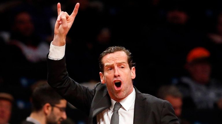Head coach Kenny Atkinson of the Brooklyn Nets