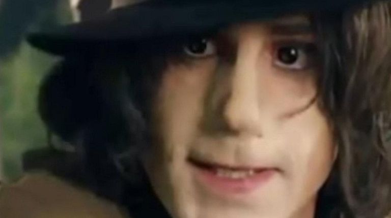 Actor Joseph Fiennes as Michael Jackson in