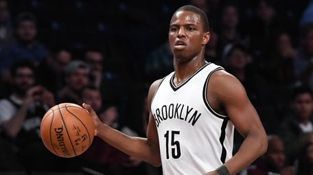 Brooklyn Nets guard Isaiah Whitehead looks to pass